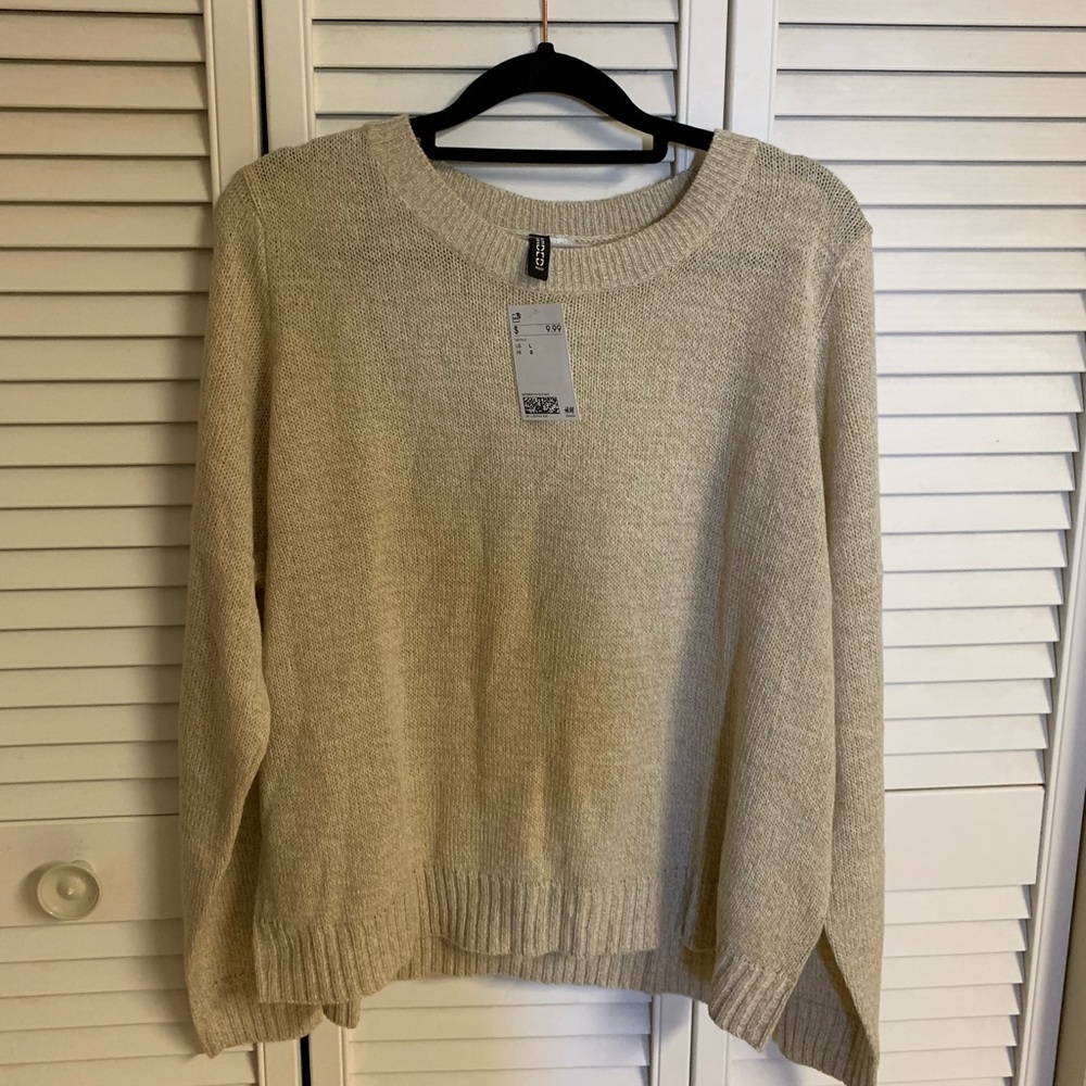 BUNDLE 2 SWEATERS Oatmeal/White - Picture 3 of 8